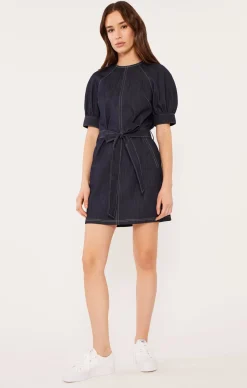 Cinq à Sept Abby Dress Indigo/White Hot
