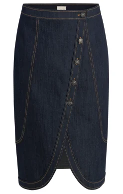 Cinq à Sept Acacia Skirt Indigo Sale
