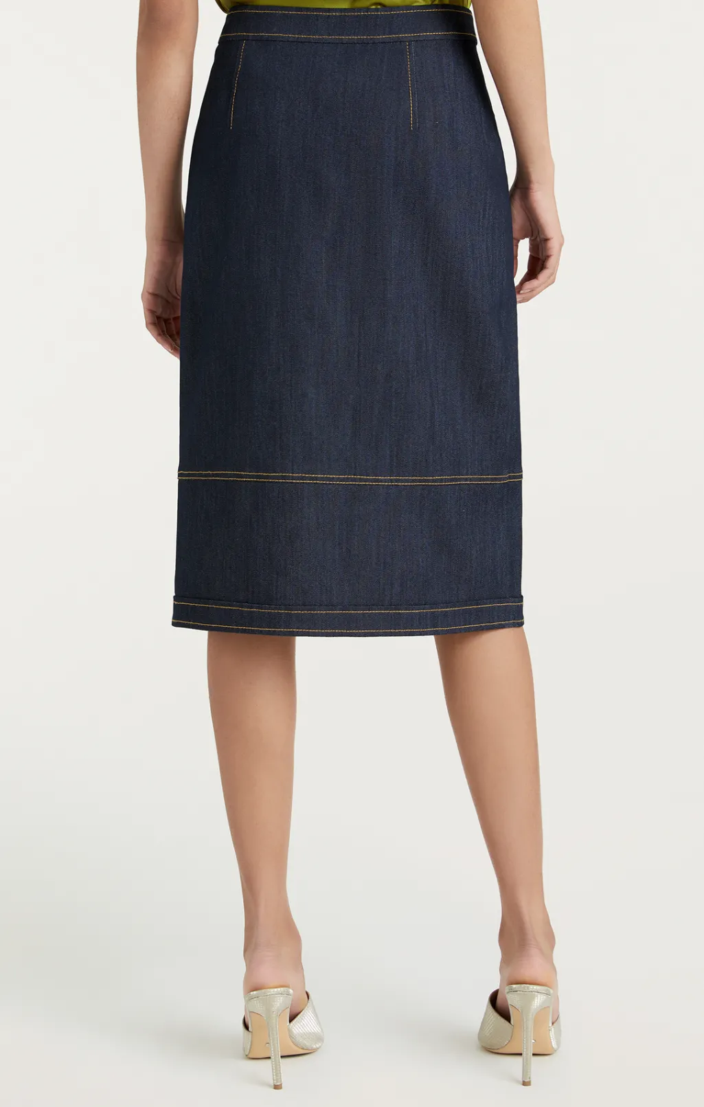 Cinq à Sept Acacia Skirt Indigo Sale