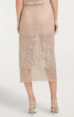 Cinq à Sept Adalaide Skirt Oyster Hot