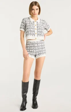 Cinq à Sept Adalee Shorts Black/white New