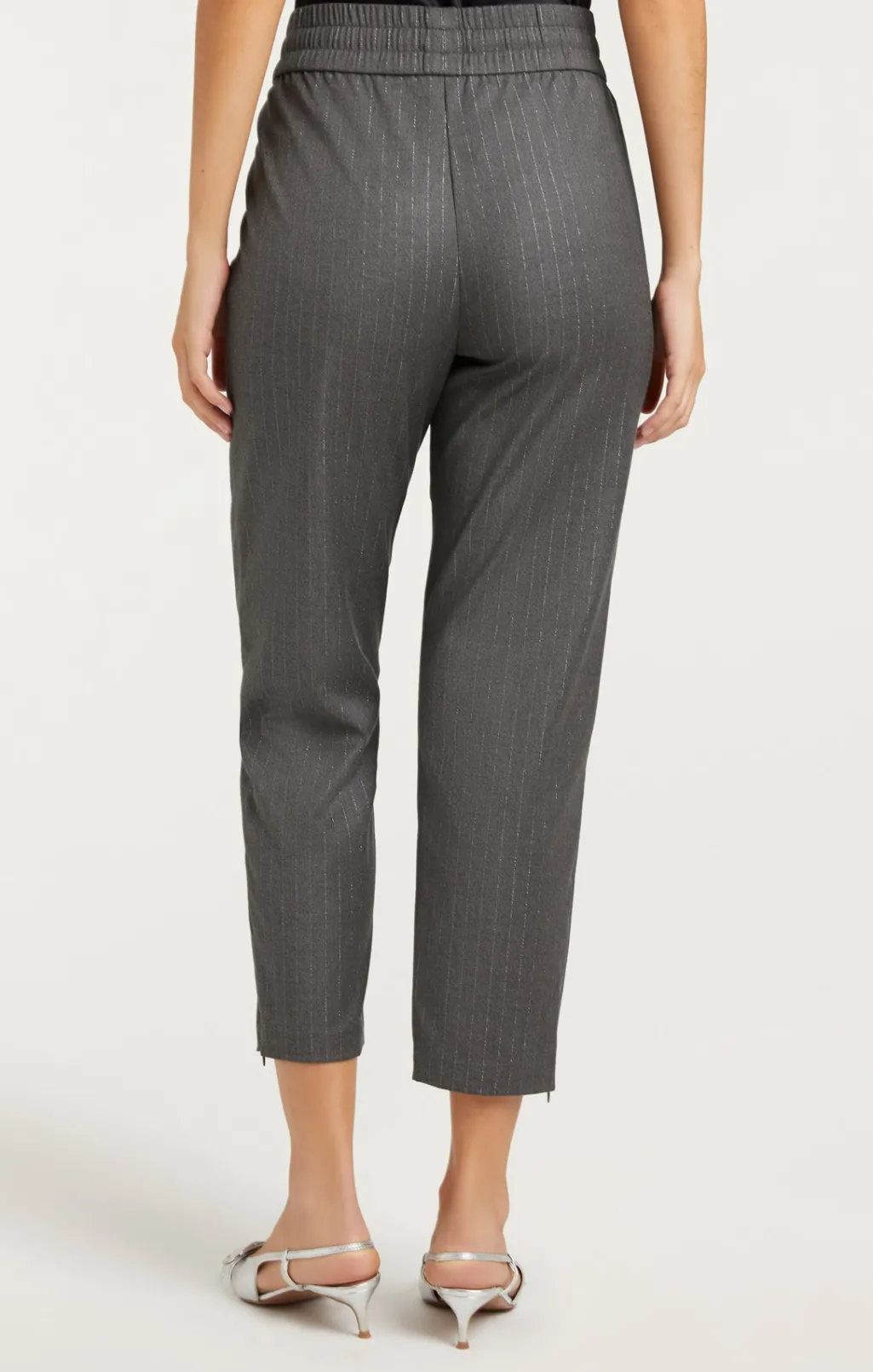 Cinq à Sept Adalie Pant LurexPinstripeCharcoal Online