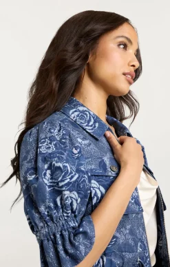 Cinq à Sept Adie Jacket IndigoMulti Discount