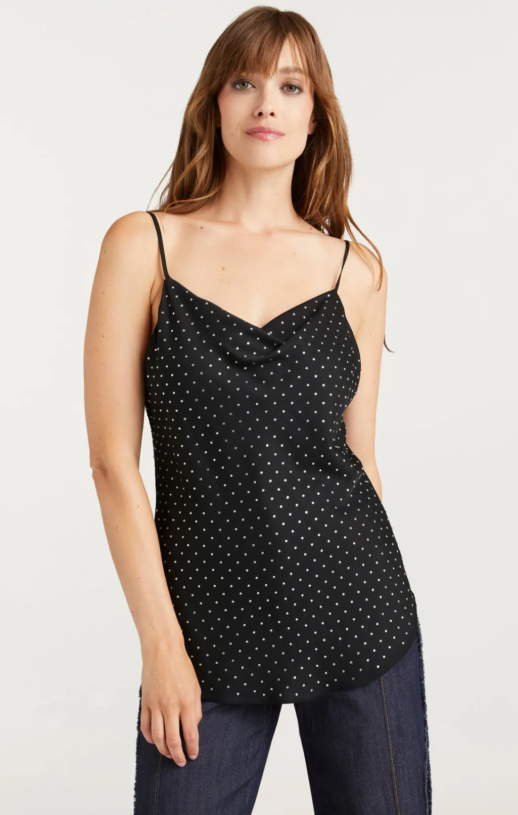 Cinq à Sept Allover Heatset Marta Cami Black