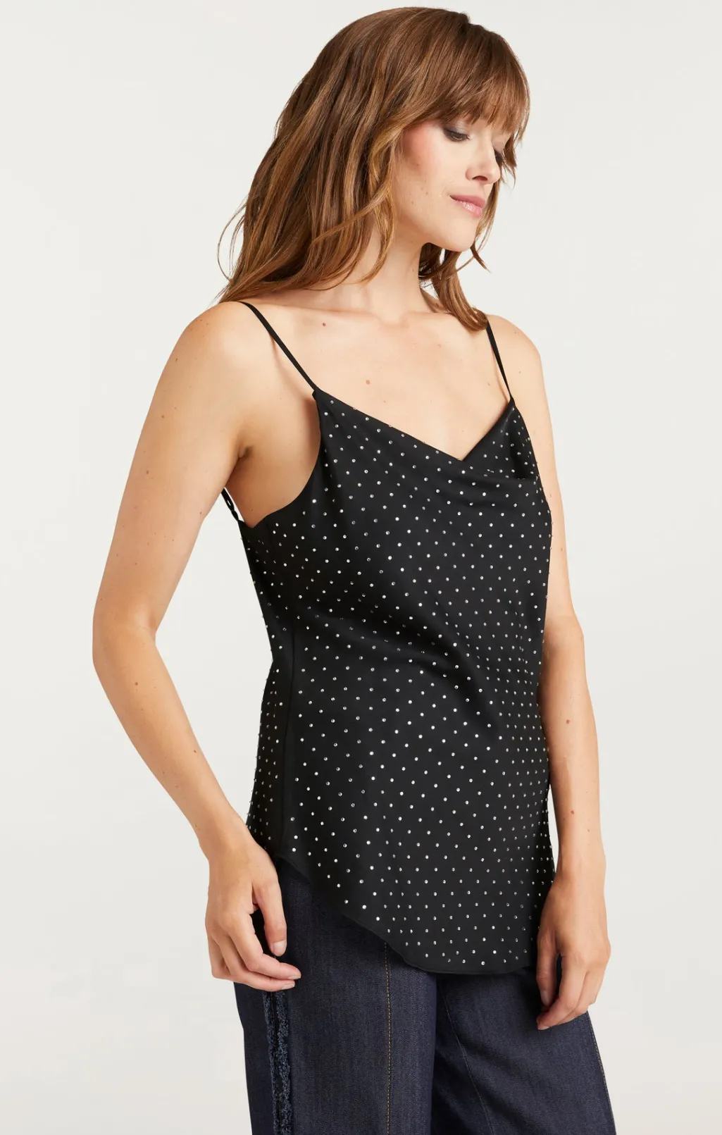 Cinq à Sept Allover Heatset Marta Cami Black