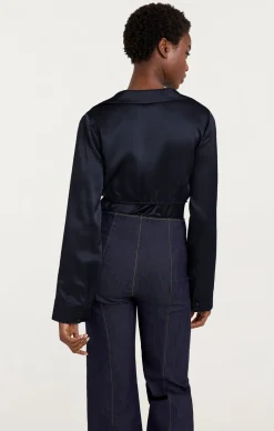Cinq à Sept Ally Top Navy New