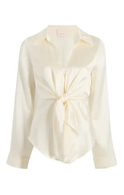 Cinq à Sept Ally Top Ivory Sale