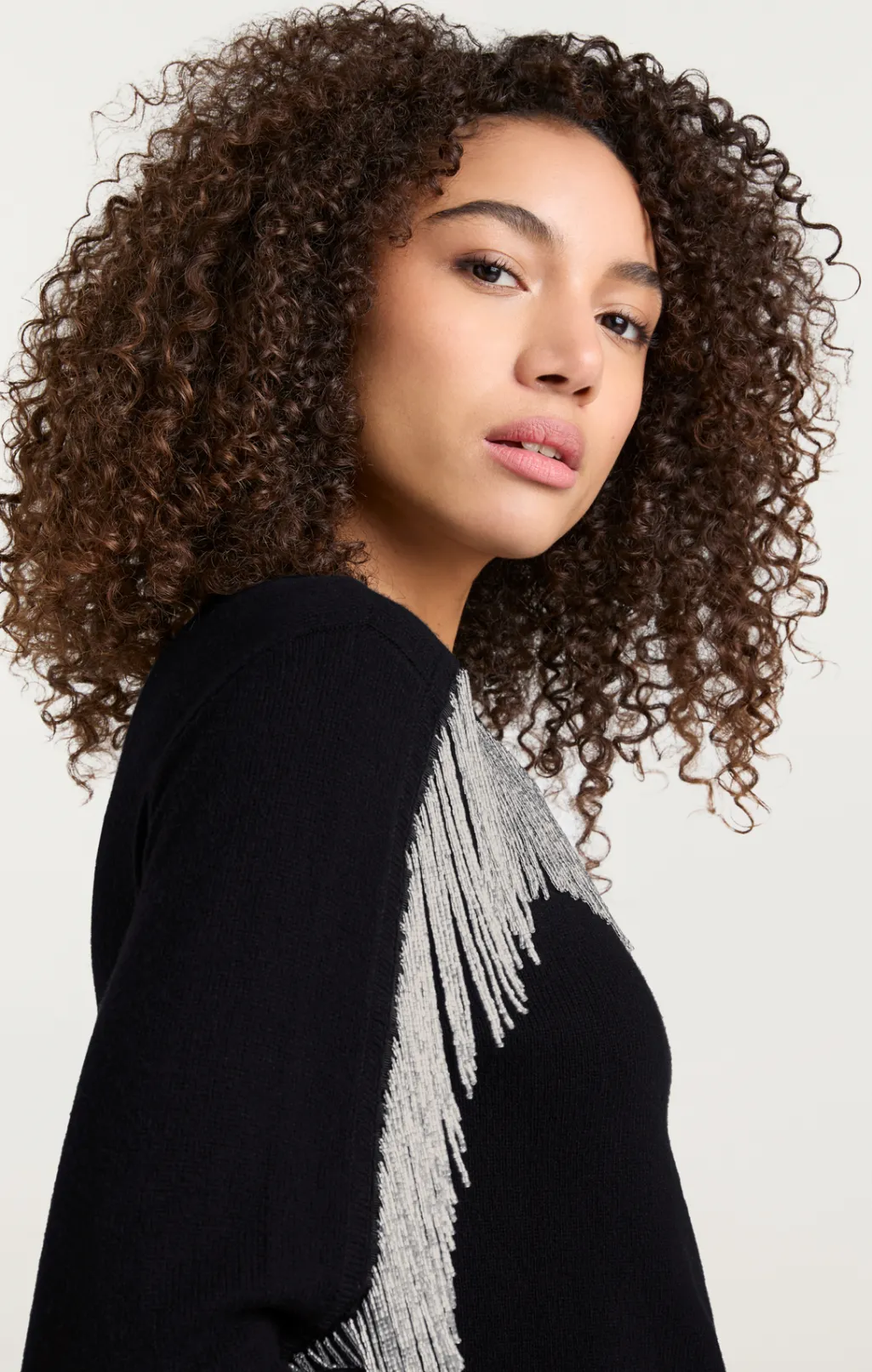 Cinq à Sept Althea Sweater Black/silver Outlet