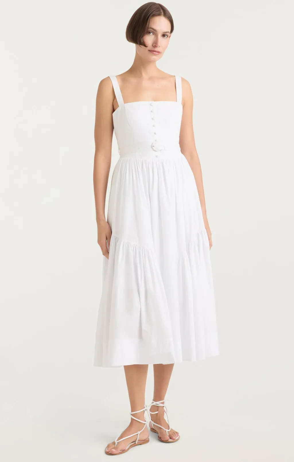 Cinq à Sept Amber Dress White Online