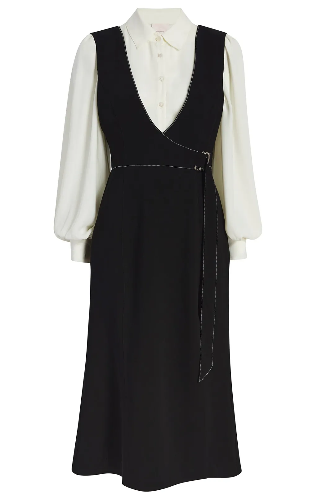 Cinq à Sept Ambre Dress Black/Ivory Online