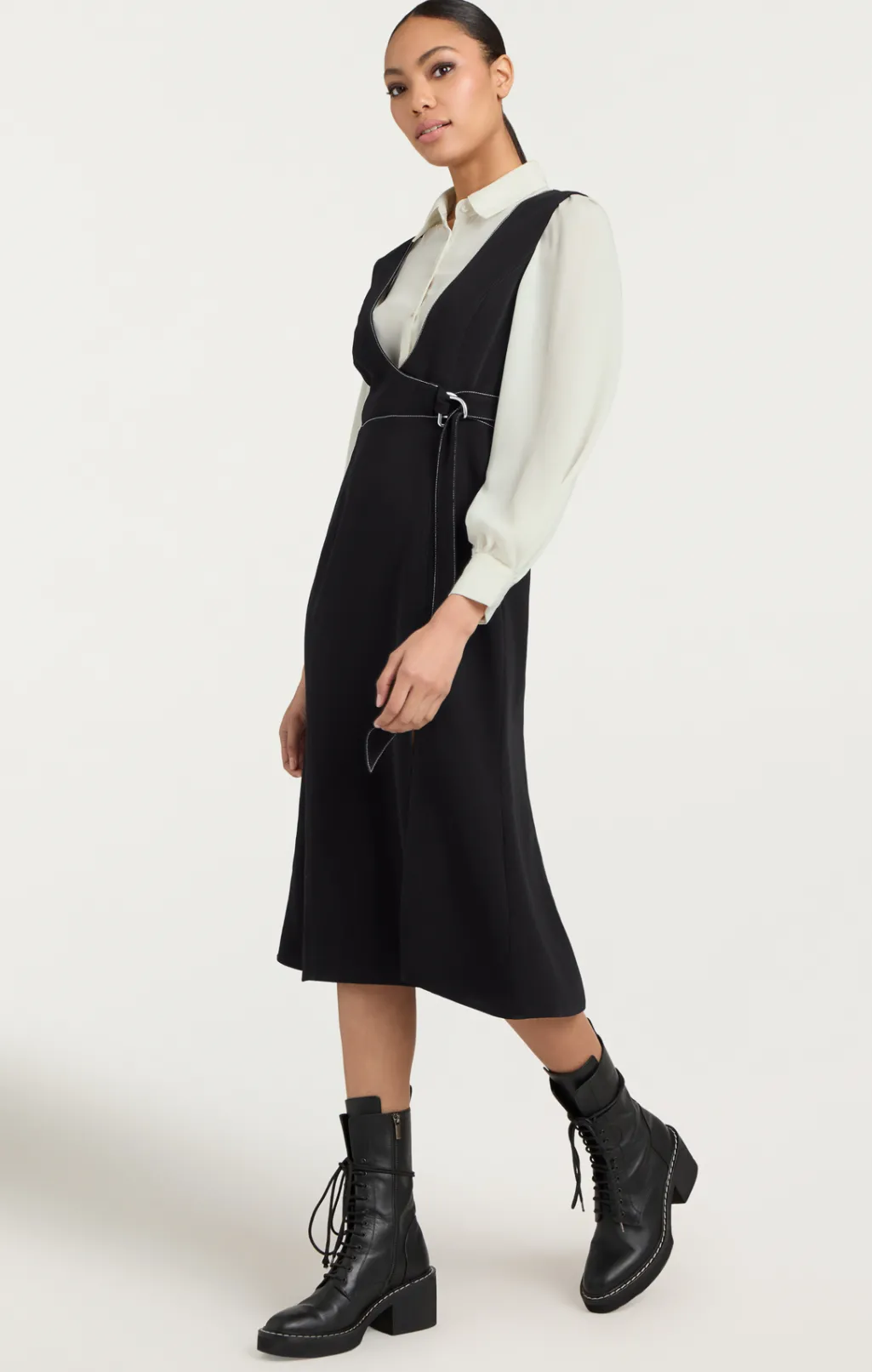 Cinq à Sept Ambre Dress Black/Ivory Online