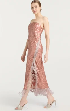 Cinq à Sept Amora Dress Blusher Hot