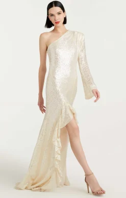 Cinq à Sept Angeline Gown Alabaster New