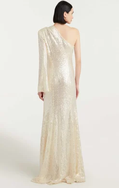 Cinq à Sept Angeline Gown Alabaster New