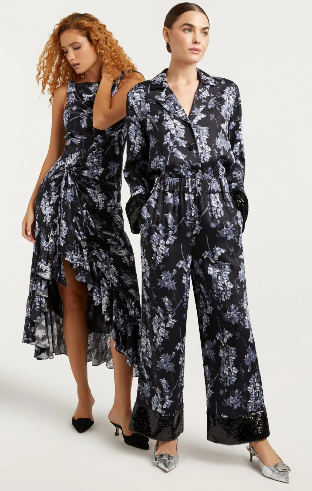 Cinq à Sept Anwen Dress CostalFloralBlackMulti Hot