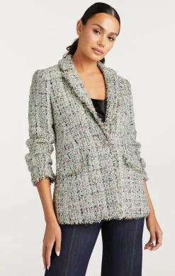 Cinq à Sept Anya Boucle Khloe Blazer PatinaMulti Online