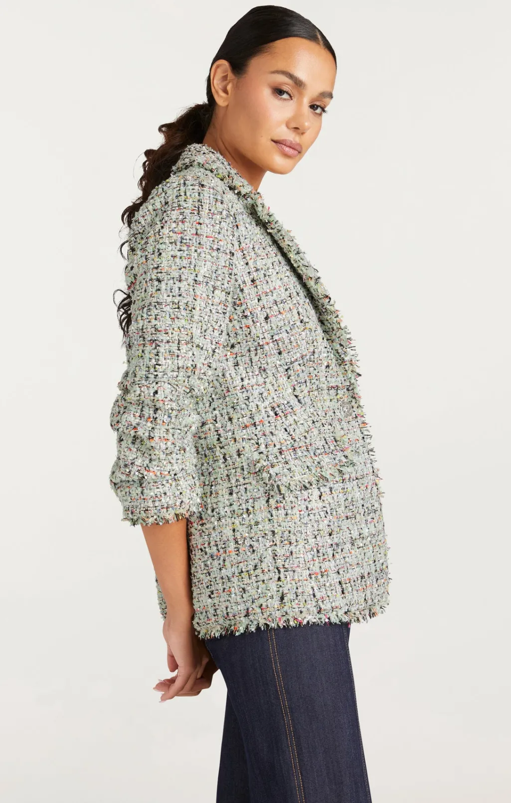 Cinq à Sept Anya Boucle Khloe Blazer PatinaMulti Online