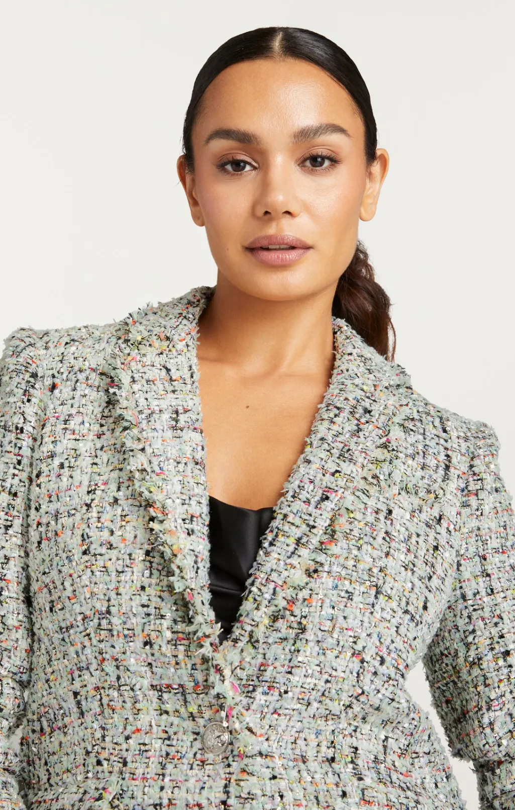 Cinq à Sept Anya Boucle Khloe Blazer PatinaMulti Online