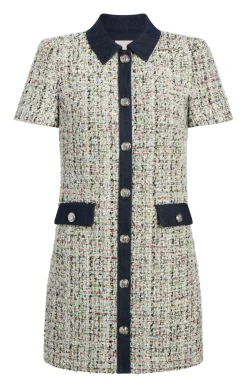 Cinq à Sept Anya Boucle Pammy Dress PatinaMulti