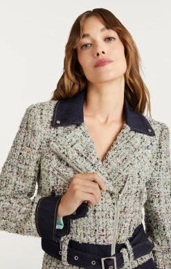 Cinq à Sept Anya Boucle Zoe Jacket PatinaMulti Online