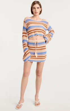 Cinq à Sept Ari Skirt NaturalMulti
