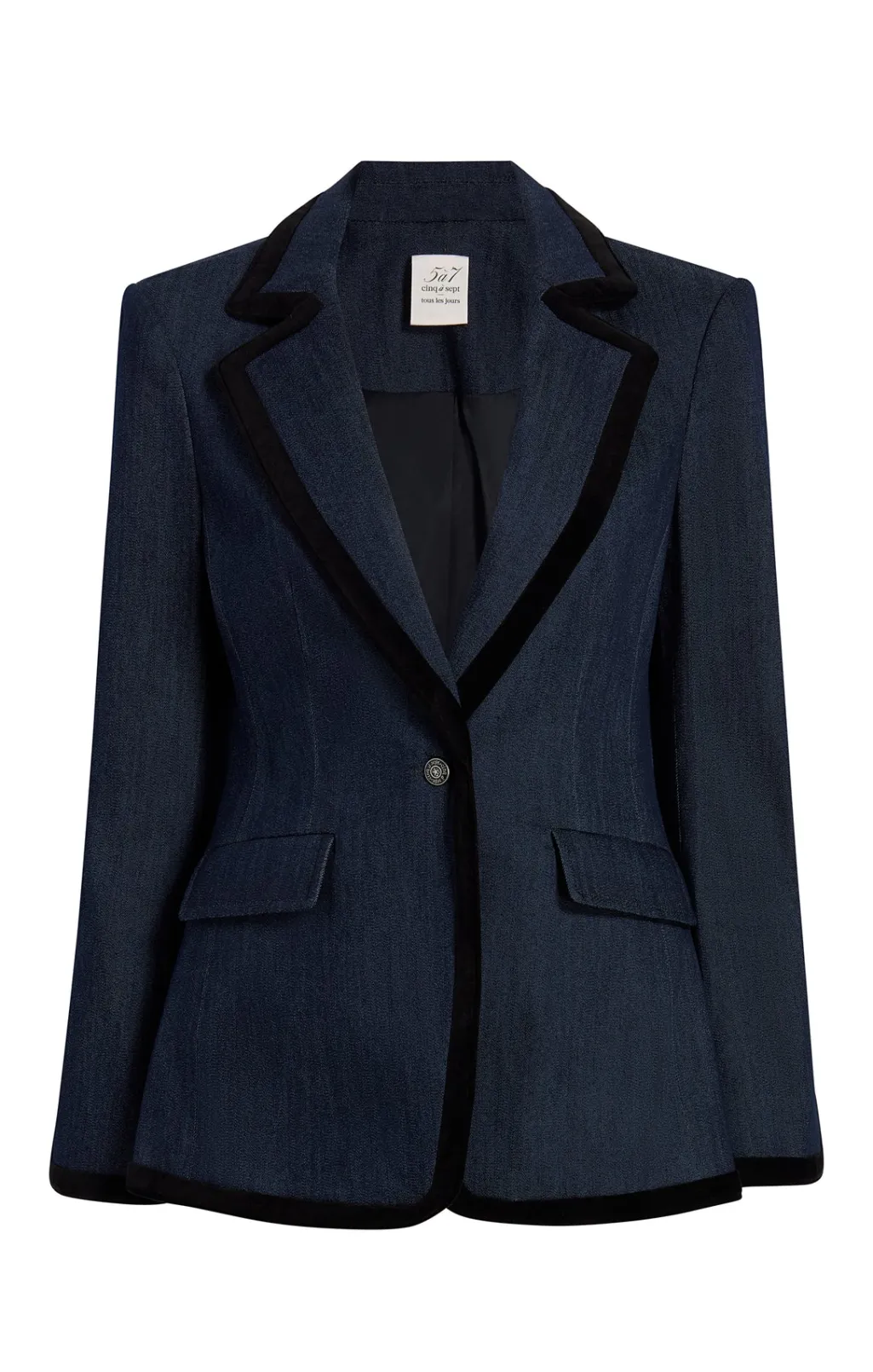 Cinq à Sept Ariane Blazer Indigo/black New