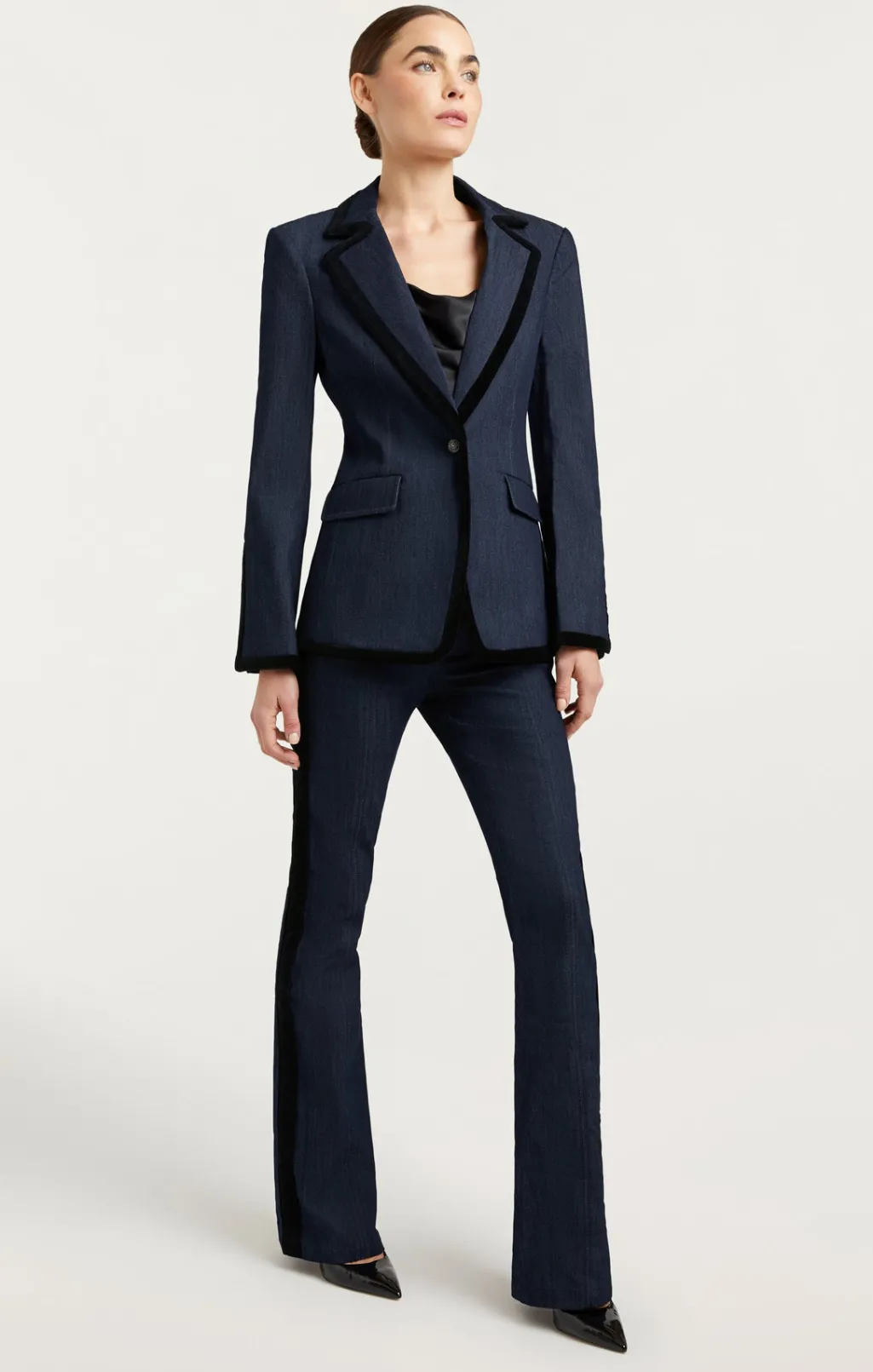 Cinq à Sept Ariane Blazer Indigo/black New