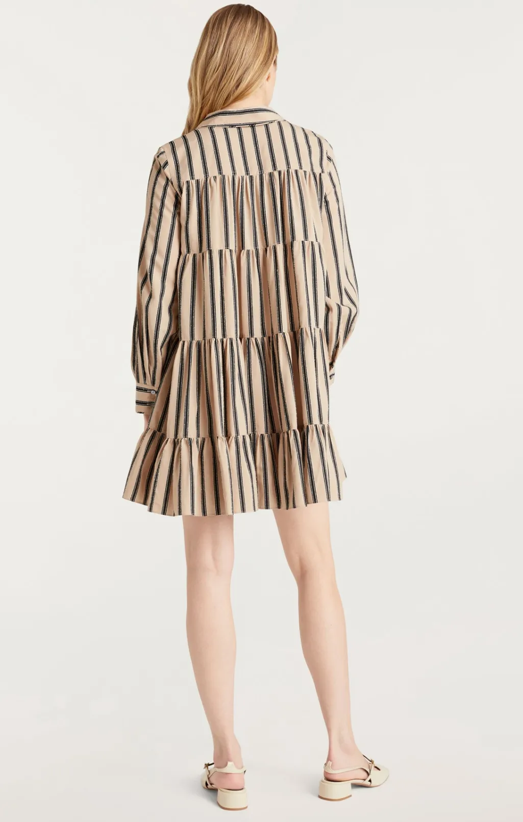 Cinq à Sept Arlette Dress Khaki/Black Clearance