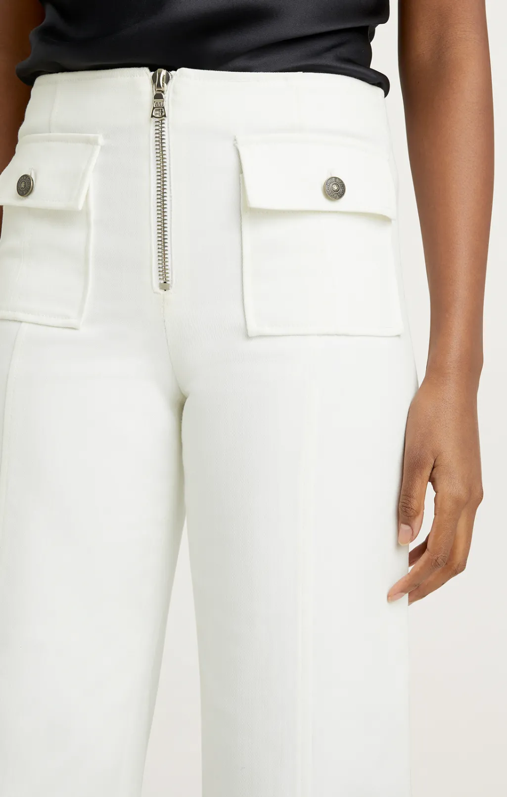 Cinq à Sept Azure Pant White