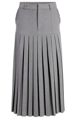 Cinq à Sept Bane Skirt SteelGrey Discount