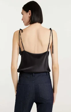 Cinq à Sept Beaded Tassel Marta Cami Black Outlet