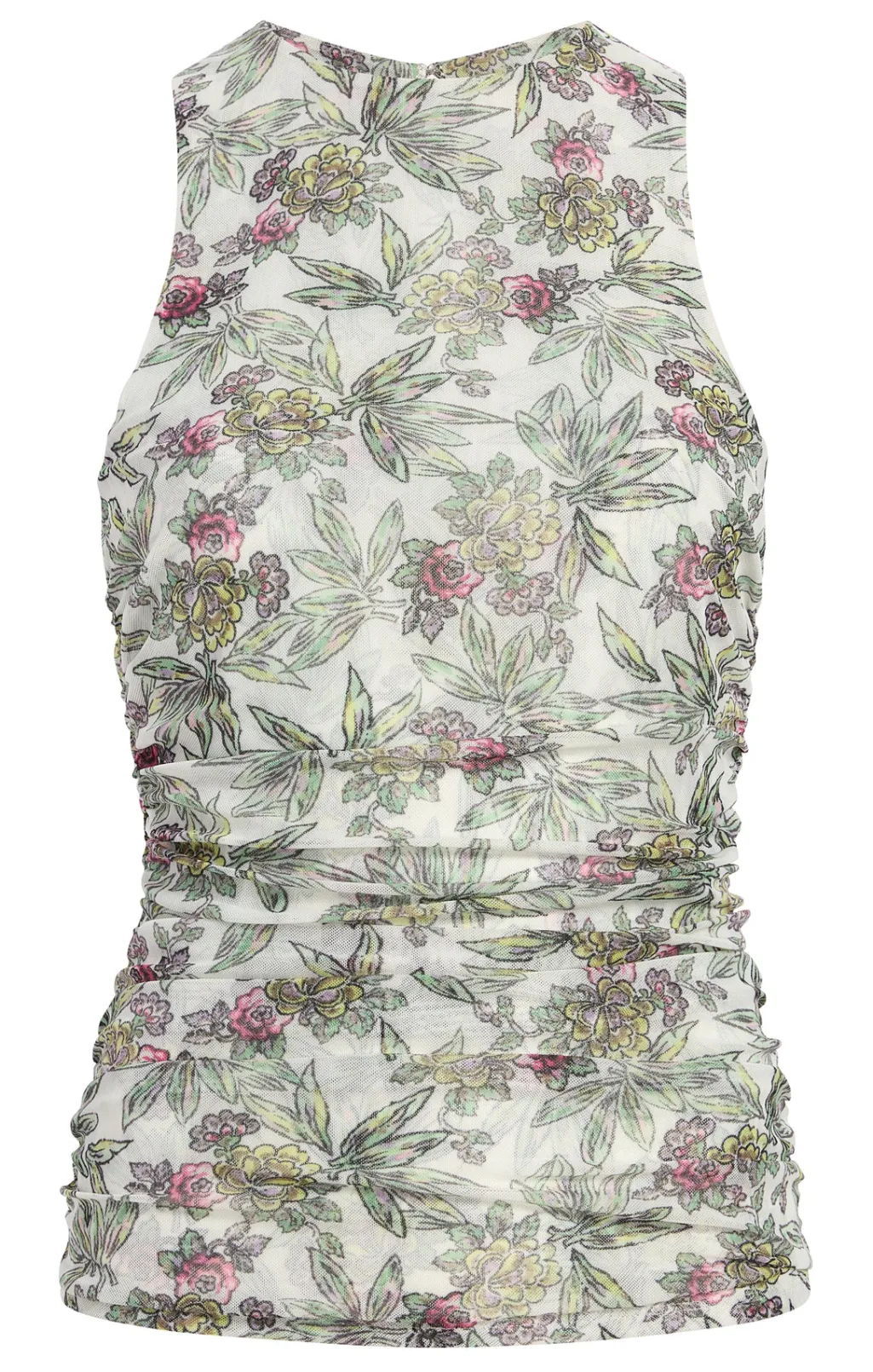 Cinq à Sept Botanical Floral Dasha Top IvoryMulti Hot