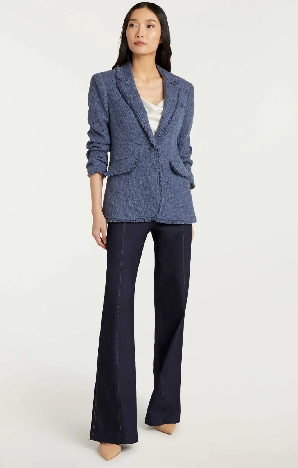 Cinq à Sept Boucle Khloe Blazer Shadow New