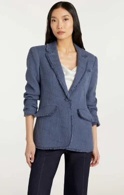 Cinq à Sept Boucle Khloe Blazer Shadow New