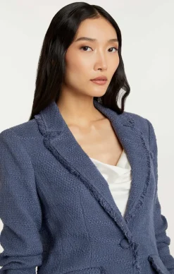 Cinq à Sept Boucle Khloe Blazer Shadow New