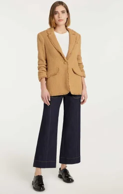 Cinq à Sept Boucle Khloe Blazer Sahara Hot