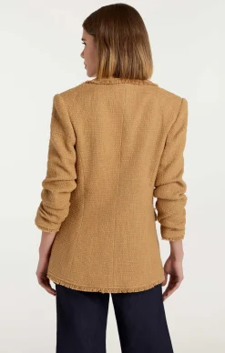Cinq à Sept Boucle Khloe Blazer Sahara Hot