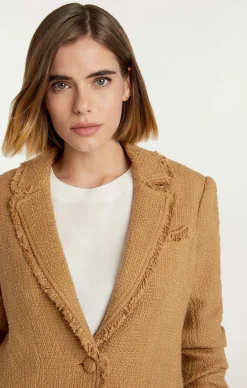 Cinq à Sept Boucle Khloe Blazer Sahara Hot