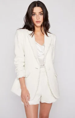 Cinq à Sept Boucle Khloe Blazer Gardenia Sale
