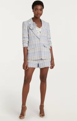 Cinq à Sept Boxweave Pricilla Blazer Skylight Outlet