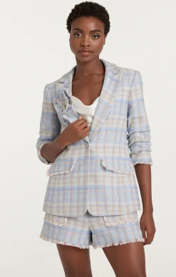 Cinq à Sept Boxweave Pricilla Blazer Skylight Outlet