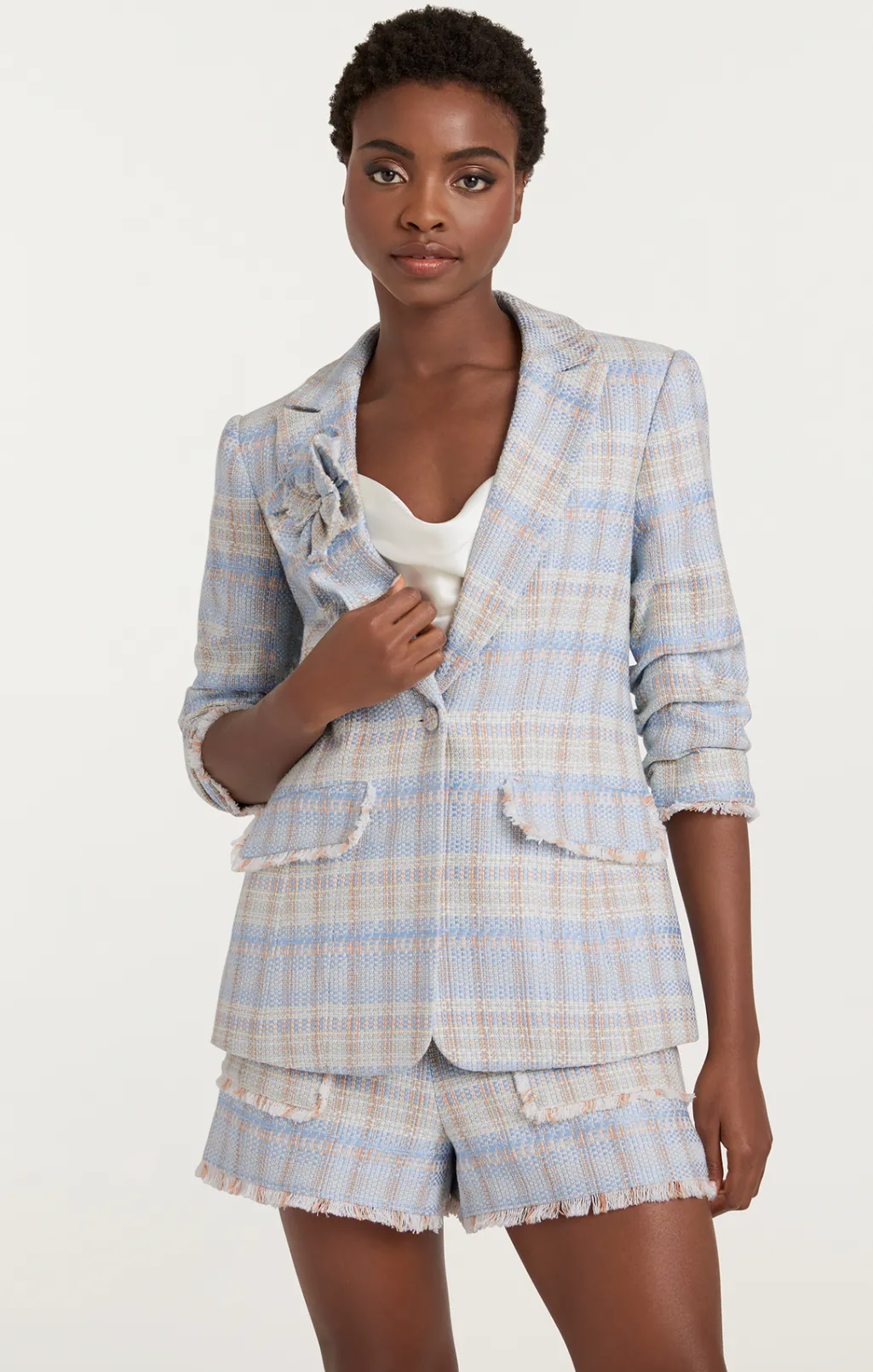 Cinq à Sept Boxweave Pricilla Blazer Skylight Outlet