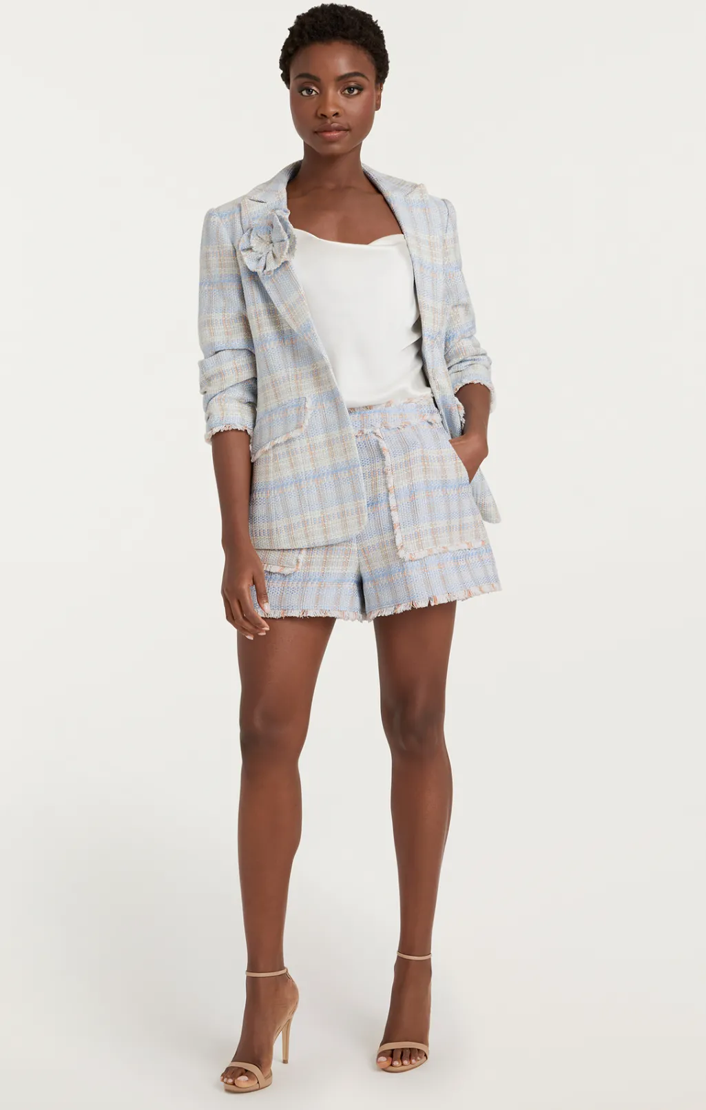 Cinq à Sept Boxweave Pricilla Blazer Skylight Outlet