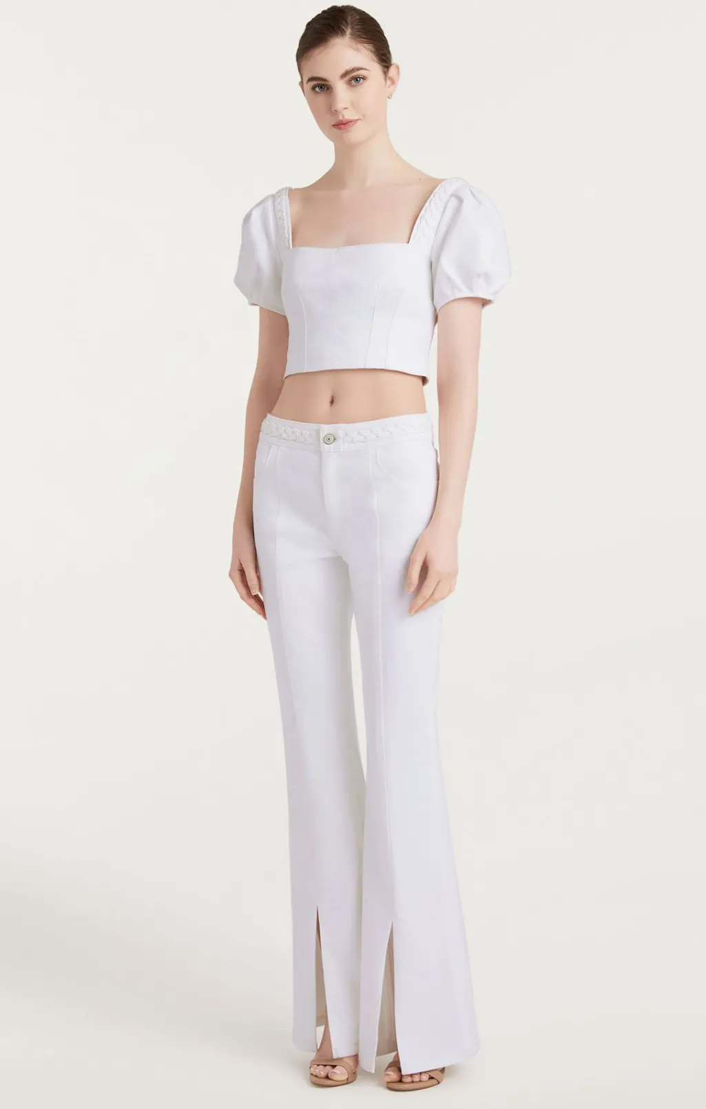 Cinq à Sept Braided Ferna Pant White Online