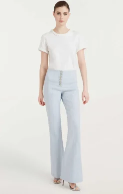 Cinq à Sept Braided Tee White Best