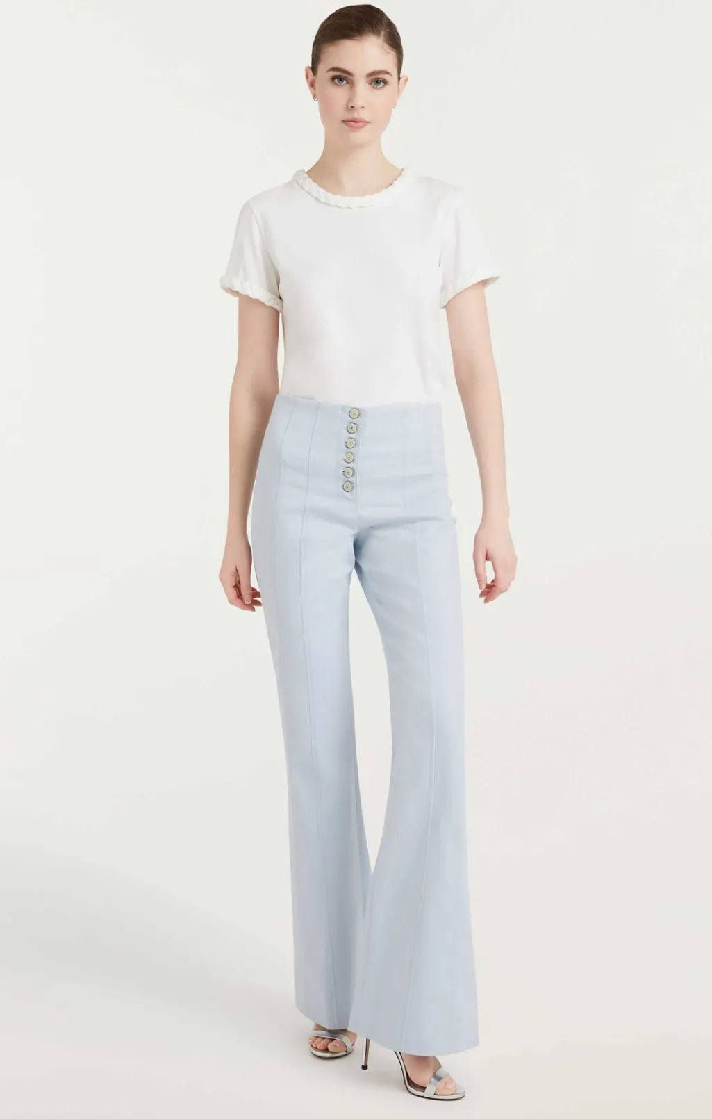 Cinq à Sept Braided Tee White Best