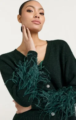Cinq à Sept Briana Cardigan DarkEmerald Online