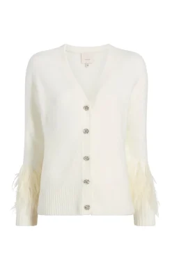 Cinq à Sept Briana Cardigan Ivory Hot