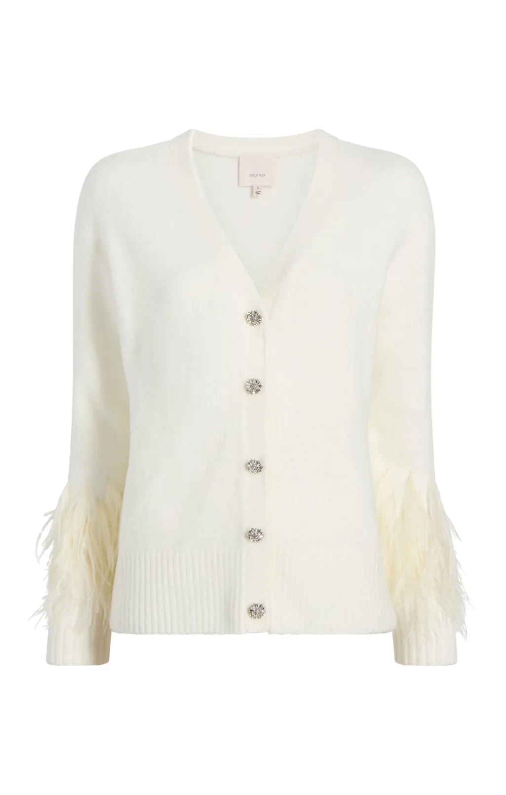 Cinq à Sept Briana Cardigan Ivory Hot