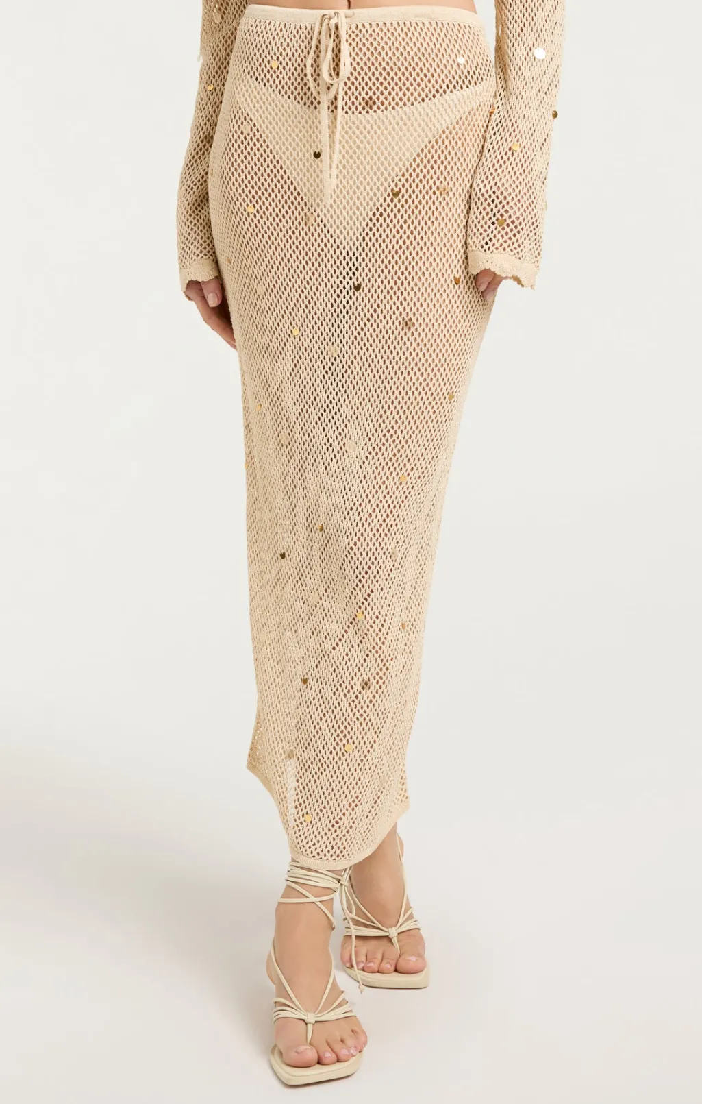 Cinq à Sept Briar Skirt Natural/Gold Best